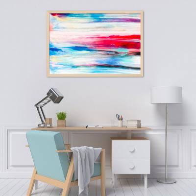 ABSTRACTO AZUL Y ROJO 52243
