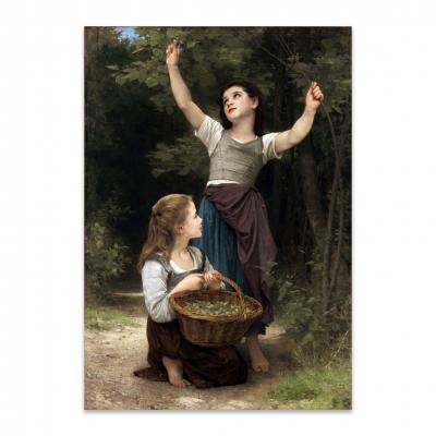 COSECHA DE AVELLANAS, BOUGUEREAU