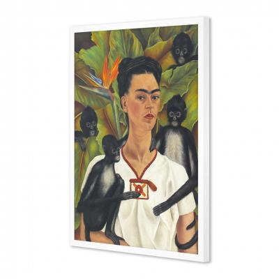 AUTORRETRATO CON MONOS, FRIDA KAHLO