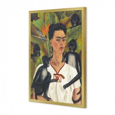 AUTORRETRATO CON MONOS, FRIDA KAHLO
