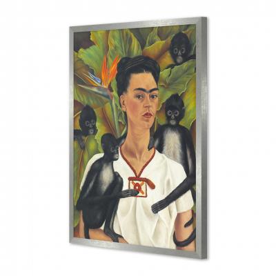 AUTORRETRATO CON MONOS, FRIDA KAHLO