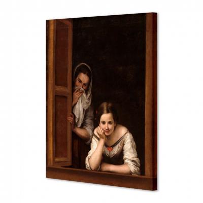 MUJERES EN LA VENTANA, ESTEBAN MURILLO