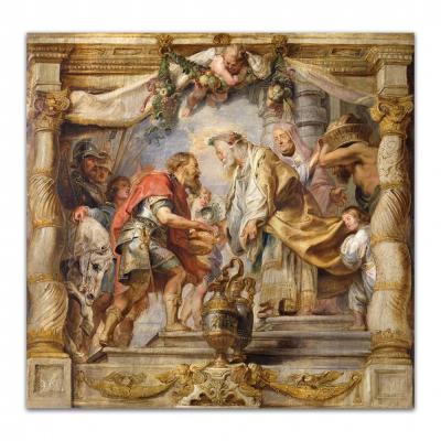 ENCUENTRO DE ABRAHAM Y MELQUIZEDEC, RUBENS