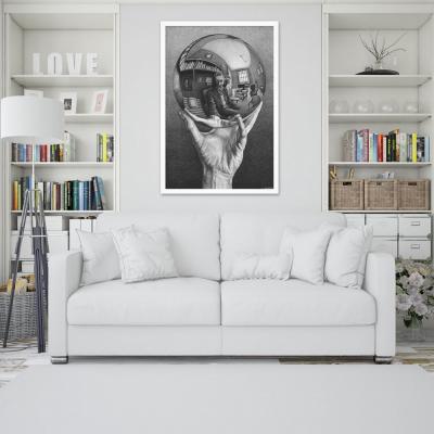 AUTORRETRATO EN ESPEJO ESFÉRICO, ESCHER