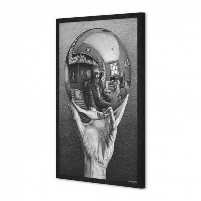 AUTORRETRATO EN ESPEJO ESFÉRICO, ESCHER