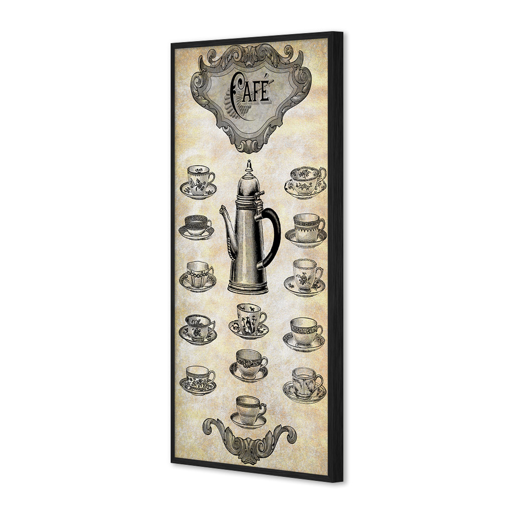 CUADRO LAMINA VINTAGE DE CAFE