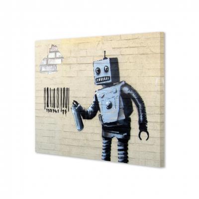 ROBOT GRAFFITERO, BANKSY