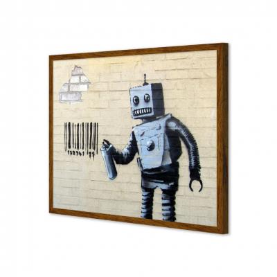 ROBOT GRAFFITERO, BANKSY