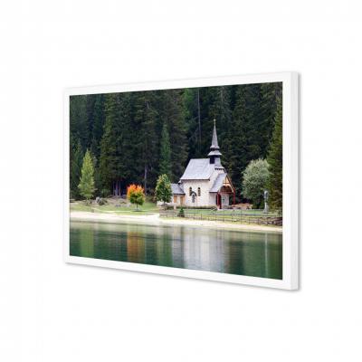 IGLESIA EN EL LAGO DI BRAIES, ITALIA 405706