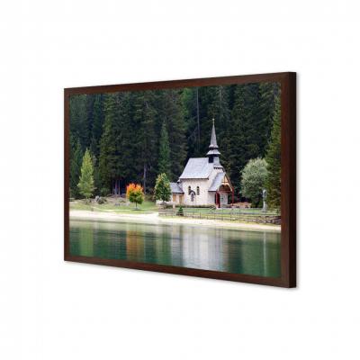 IGLESIA EN EL LAGO DI BRAIES, ITALIA 405706