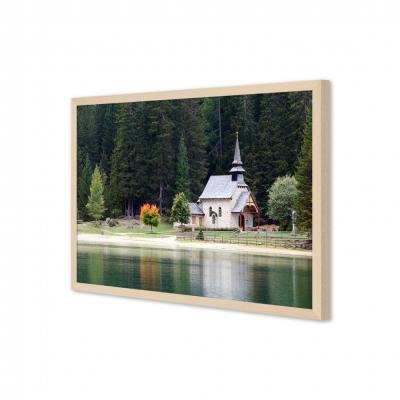 IGLESIA EN EL LAGO DI BRAIES, ITALIA 405706