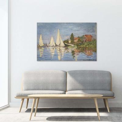REGATTAS EN ARGENTEUIL, MONET