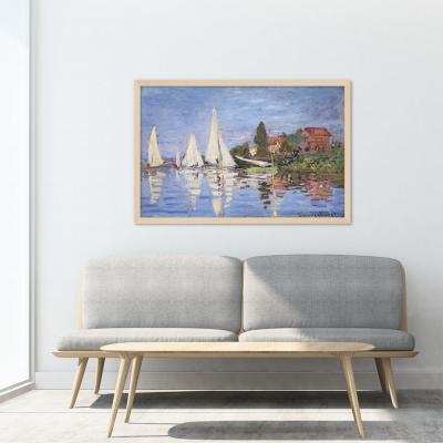 REGATTAS EN ARGENTEUIL, MONET