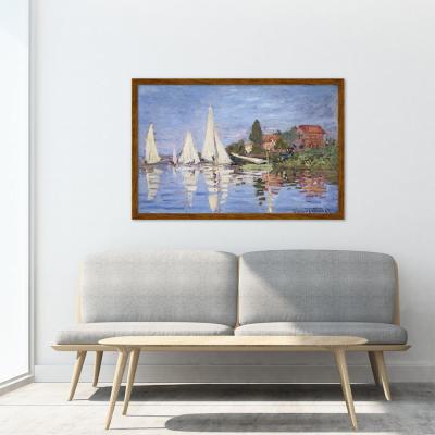 REGATTAS EN ARGENTEUIL, MONET