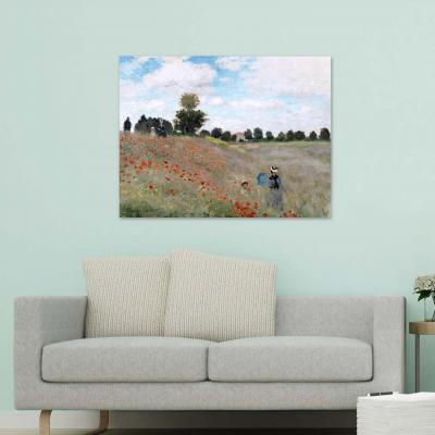 CAMPO DE AMAPOLAS, CLAUDE MONET