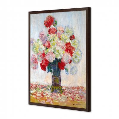 FLORERO DE PEONIAS, CLAUDE MONET