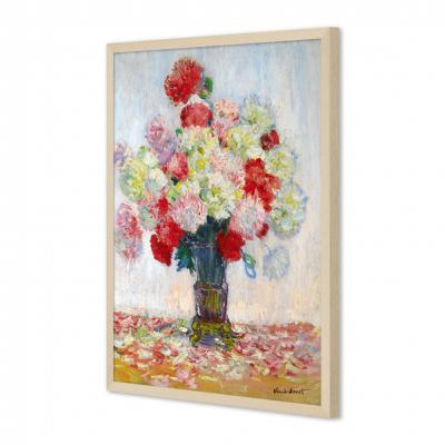 FLORERO DE PEONIAS, CLAUDE MONET