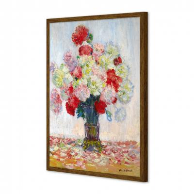 FLORERO DE PEONIAS, CLAUDE MONET