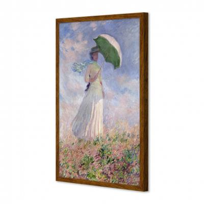 MUJER CON SOMBRILLA MIRANDO A LA DERECHA, MONET