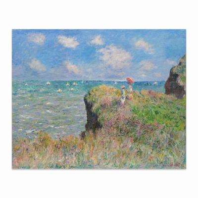 PASEO DEL ACANTILADO EN POURVILLE, MONET