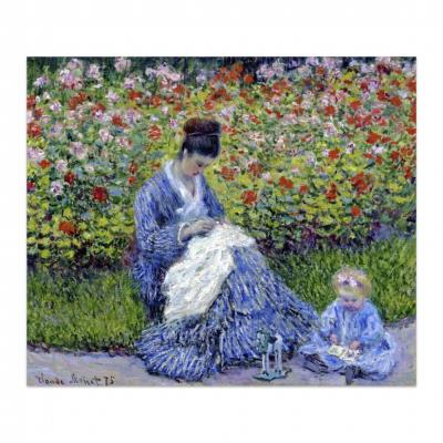 CAMILLE MONET Y UN NIÑO, MONET