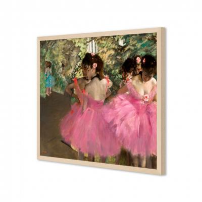 BAILARINAS DE ROSA, DEGAS EDGAR