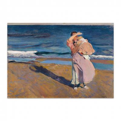PESCADORA CON SU HIJO, SOROLLA