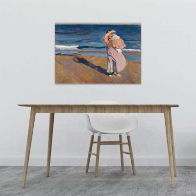 PESCADORA CON SU HIJO, SOROLLA