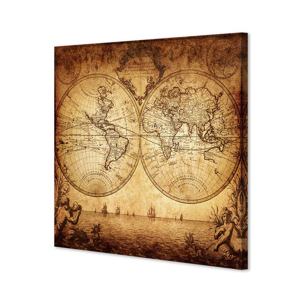 MAPAMUNDI VINTAGE DE 1733