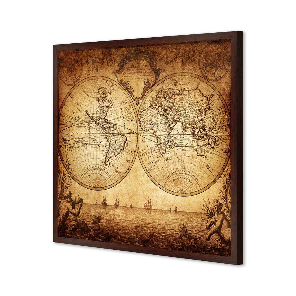 MAPAMUNDI VINTAGE DE 1733