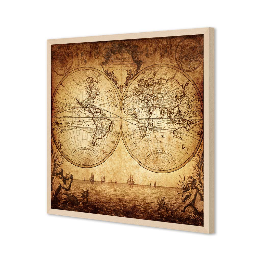 MAPAMUNDI VINTAGE DE 1733