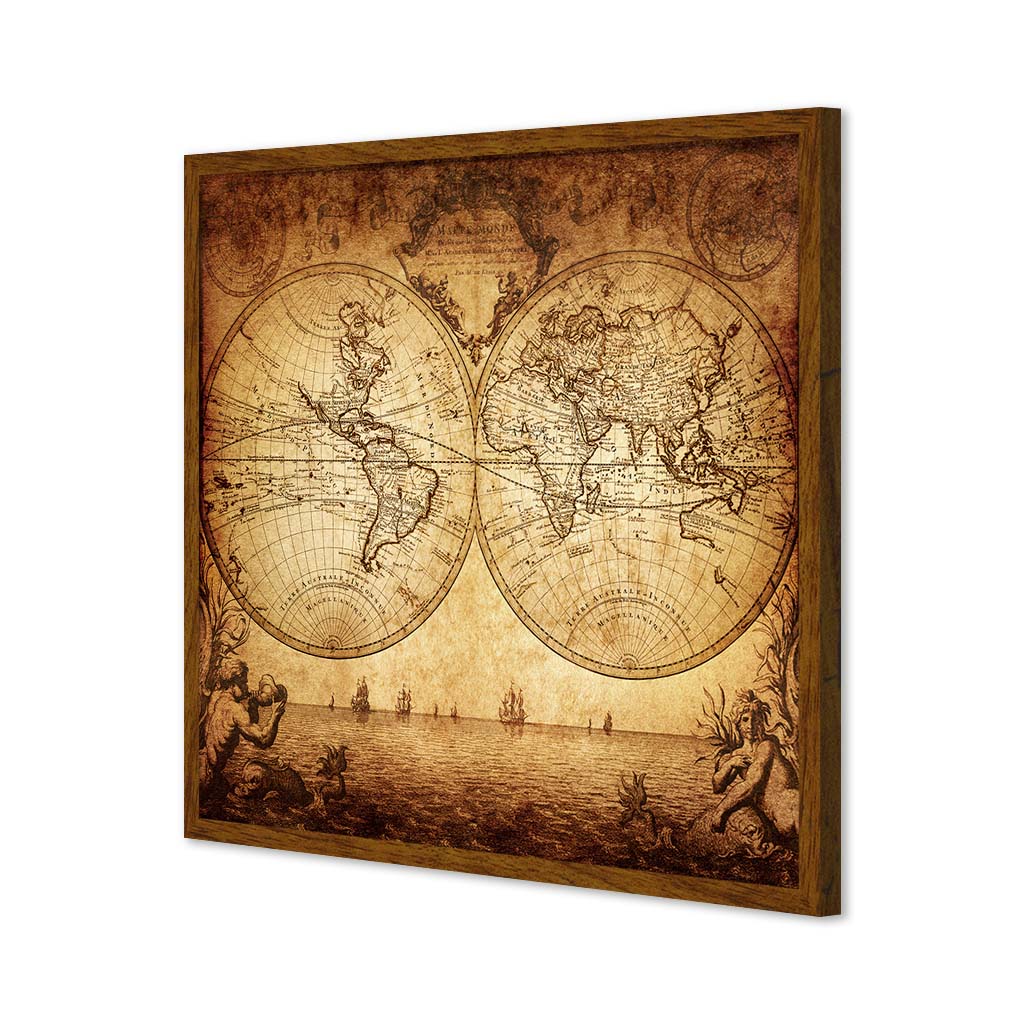 MAPAMUNDI VINTAGE DE 1733