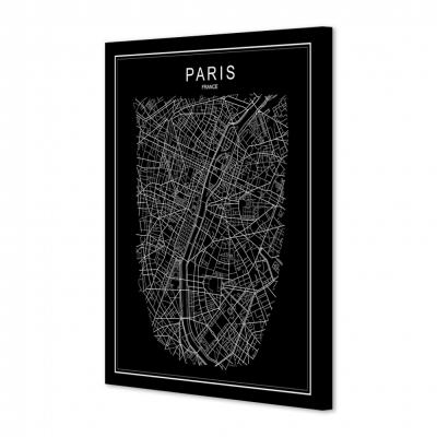 MAPA DE PARIS NEGRO