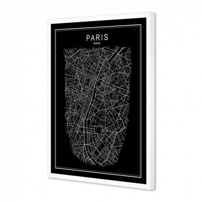 MAPA DE PARIS NEGRO