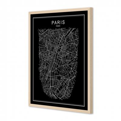 MAPA DE PARIS NEGRO