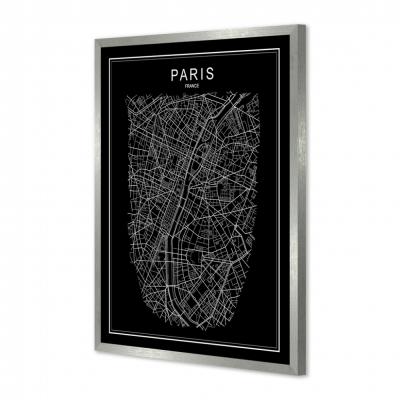 MAPA DE PARIS NEGRO