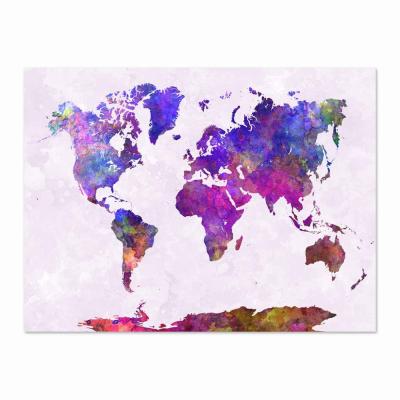 MAPA DECORATIVO TONOS VIOLETAS
