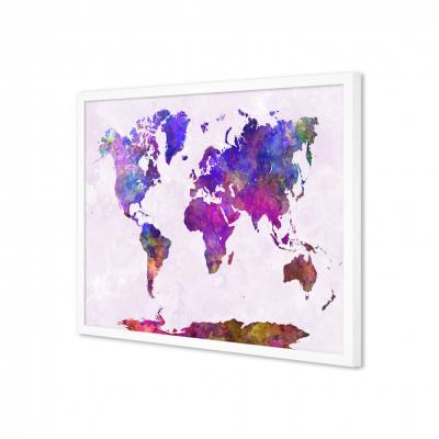 MAPA DECORATIVO TONOS VIOLETAS