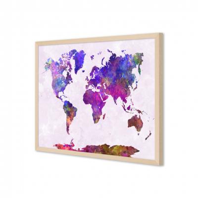 MAPA DECORATIVO TONOS VIOLETAS