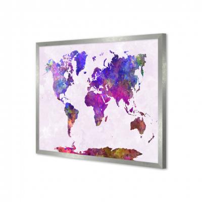 MAPA DECORATIVO TONOS VIOLETAS