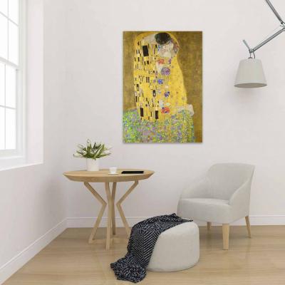 EL BESO, Gustav Klimt - detalle vertical