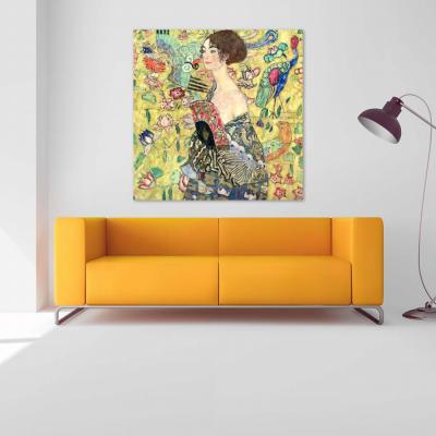 LA DAMA DEL ABANICO, GUSTAV KLIMT
