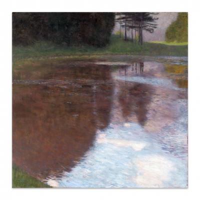 MAÑANA JUNTO AL ESTANQUE, KLIMT
