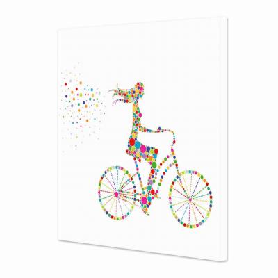 MUJER CON BICICLETA