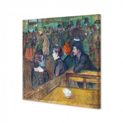 SALON EN EL MOULIN DE LA GALETTE, TOULOUSE-LAUTREC