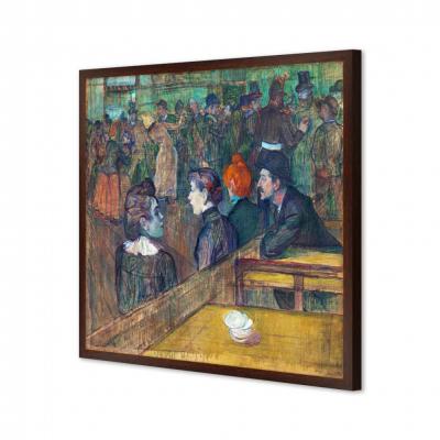 SALON EN EL MOULIN DE LA GALETTE, TOULOUSE-LAUTREC