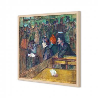 SALON EN EL MOULIN DE LA GALETTE, TOULOUSE-LAUTREC