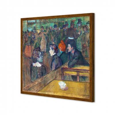 SALON EN EL MOULIN DE LA GALETTE, TOULOUSE-LAUTREC