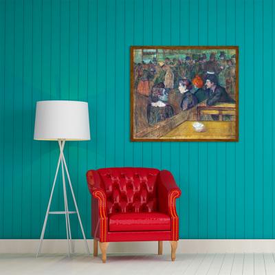 SALON EN EL MOULIN DE LA GALETTE, TOULOUSE-LAUTREC