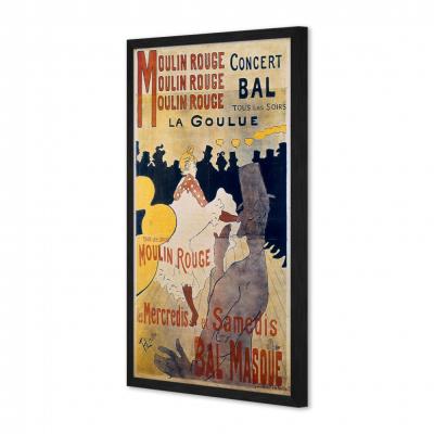 MOULIN ROUGE: LA GOULUE, TOULOUSE-LAUTREC